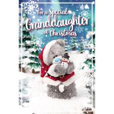 3D Holographic Special Granddaughter Me to You Bear Christmas Card Image Preview